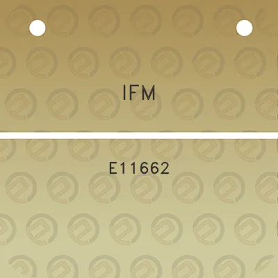 ifm-e11662