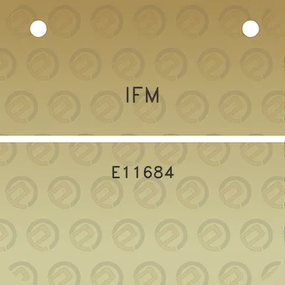 ifm-e11684