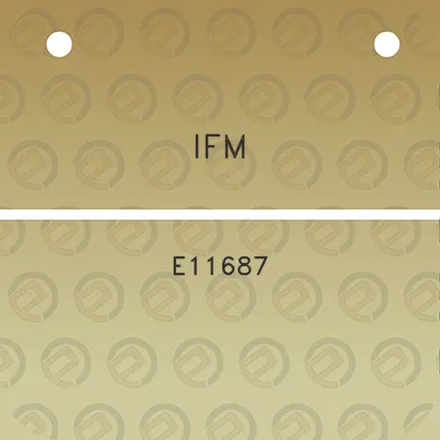 ifm-e11687