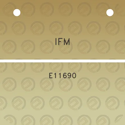 ifm-e11690