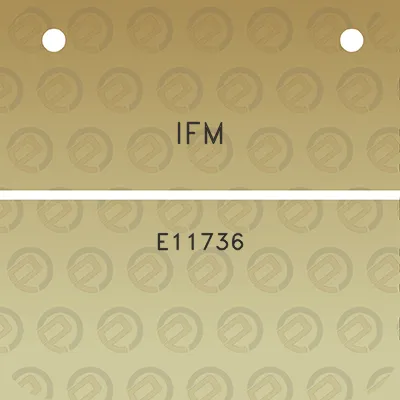 ifm-e11736