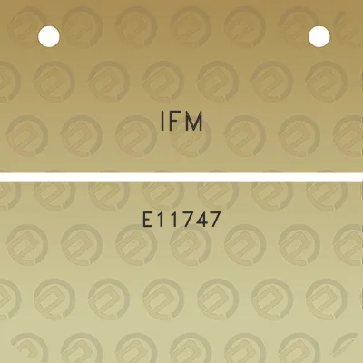 ifm-e11747