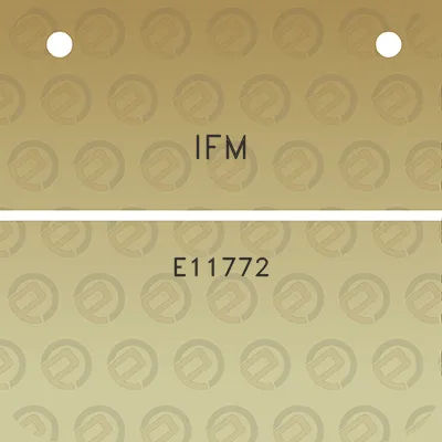 ifm-e11772