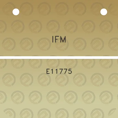 ifm-e11775