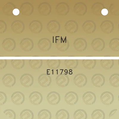 ifm-e11798