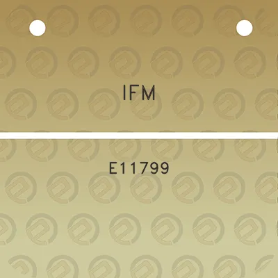 ifm-e11799