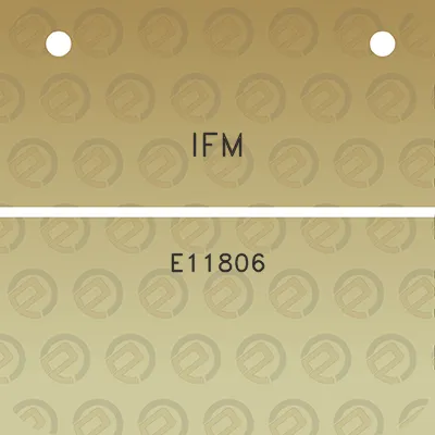 ifm-e11806