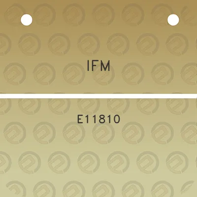 ifm-e11810