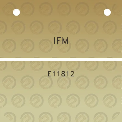 ifm-e11812