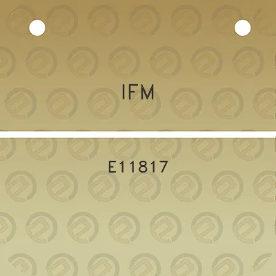 ifm-e11817