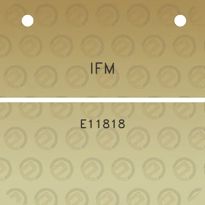 ifm-e11818