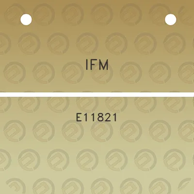 ifm-e11821