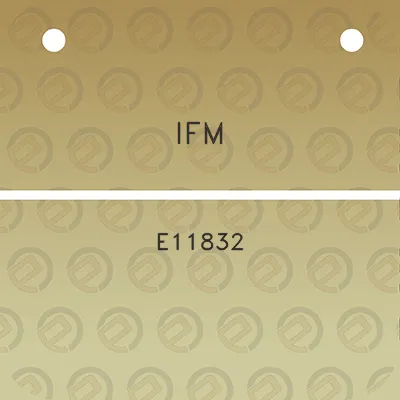 ifm-e11832