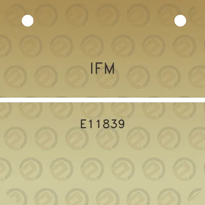 ifm-e11839