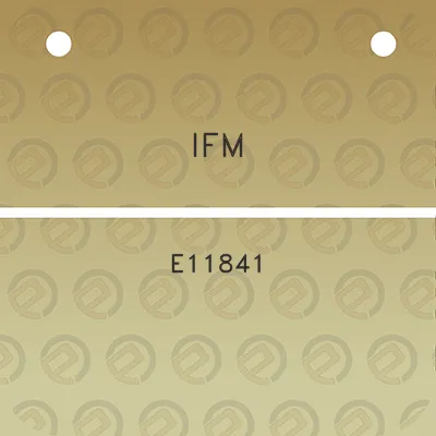 ifm-e11841