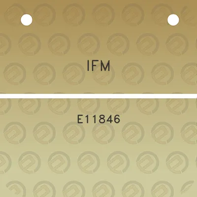 ifm-e11846