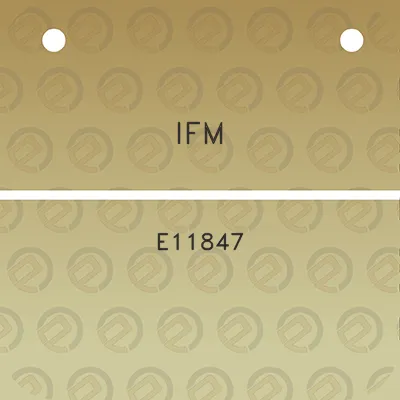 ifm-e11847