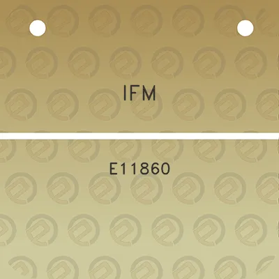 ifm-e11860