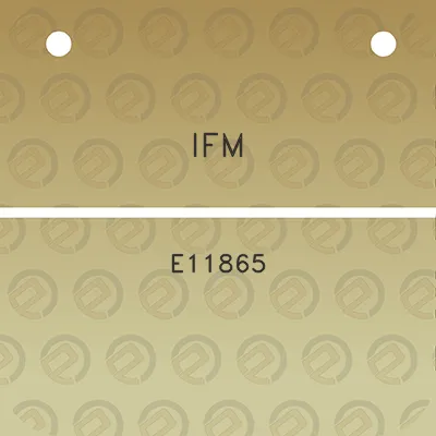 ifm-e11865