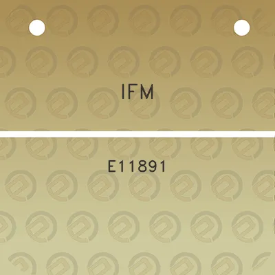 ifm-e11891