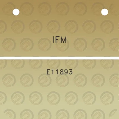 ifm-e11893