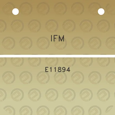 ifm-e11894