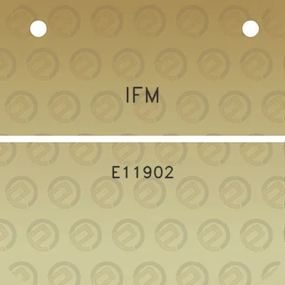 ifm-e11902