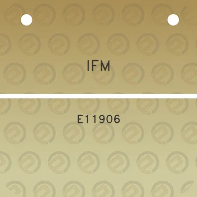 ifm-e11906