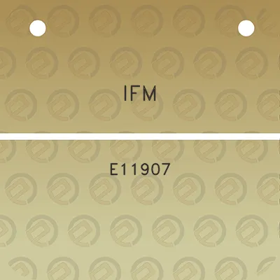 ifm-e11907