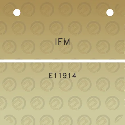 ifm-e11914