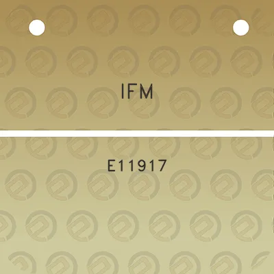 ifm-e11917