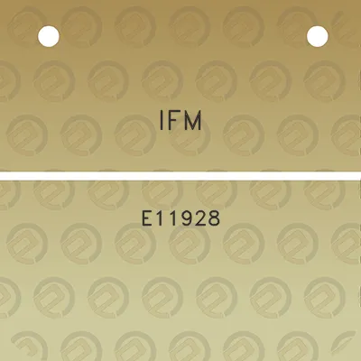 ifm-e11928