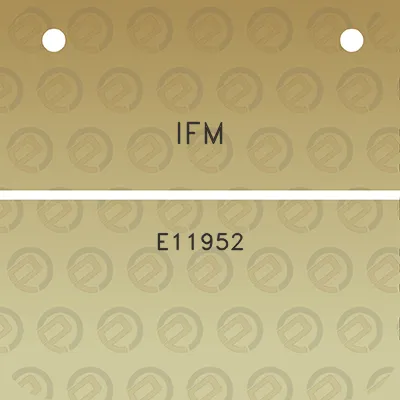 ifm-e11952