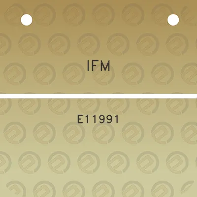 ifm-e11991