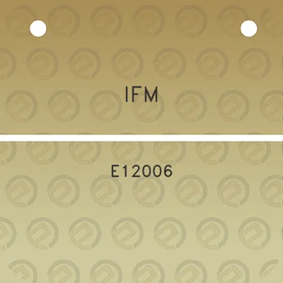 ifm-e12006