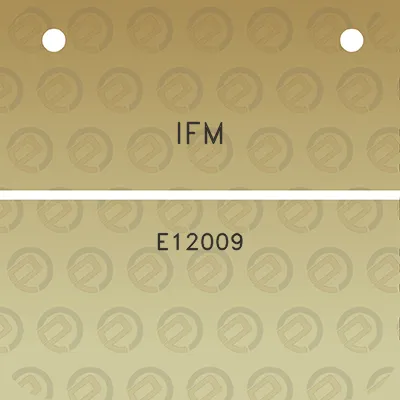 ifm-e12009