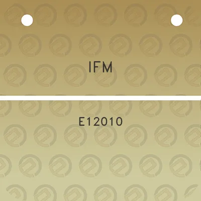 ifm-e12010