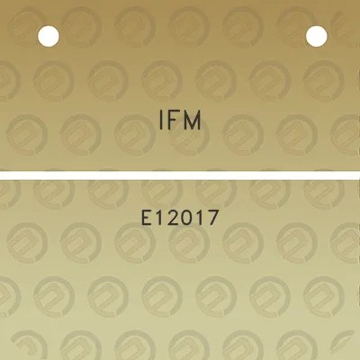 ifm-e12017