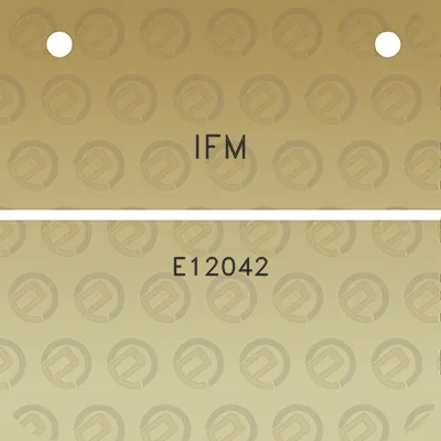 ifm-e12042