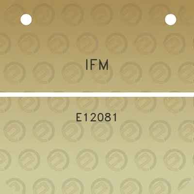 ifm-e12081