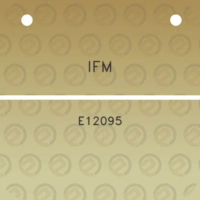 ifm-e12095