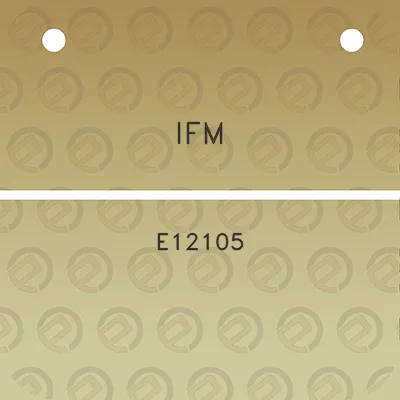 ifm-e12105