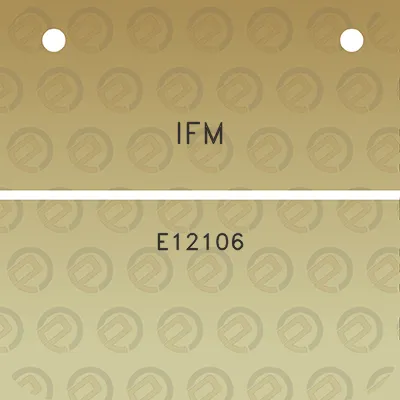 ifm-e12106