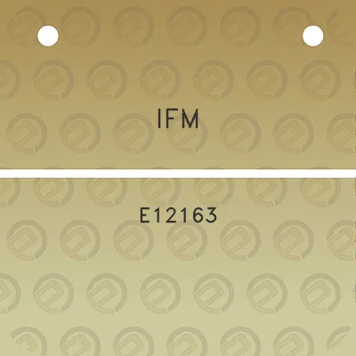 ifm-e12163