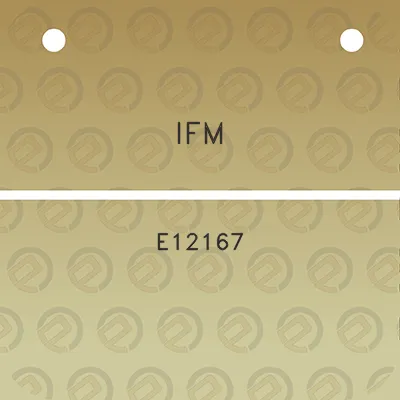 ifm-e12167