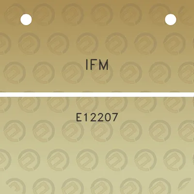 ifm-e12207