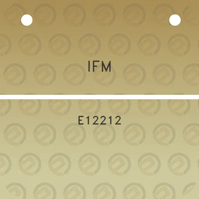 ifm-e12212