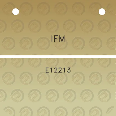 ifm-e12213