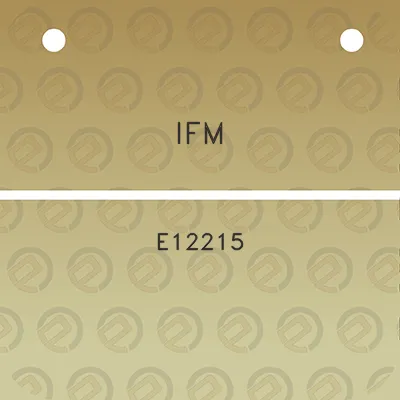 ifm-e12215