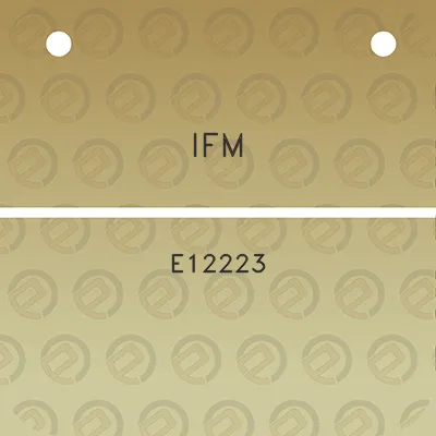 ifm-e12223